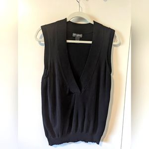 Banana Republic large black vest